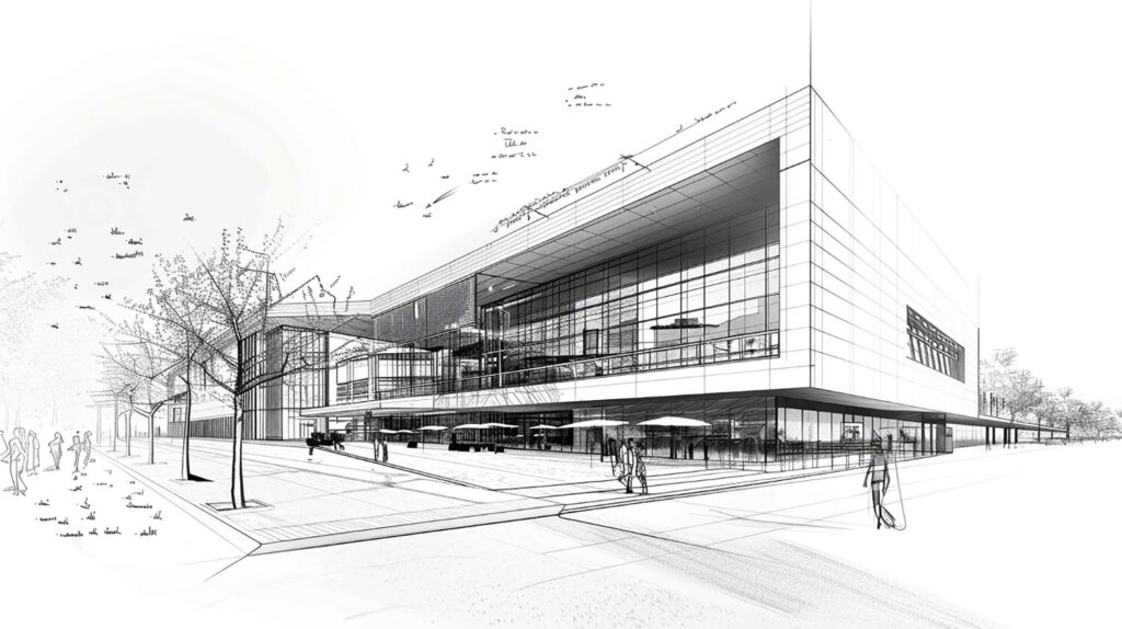 rysunek architektoniczny kraków