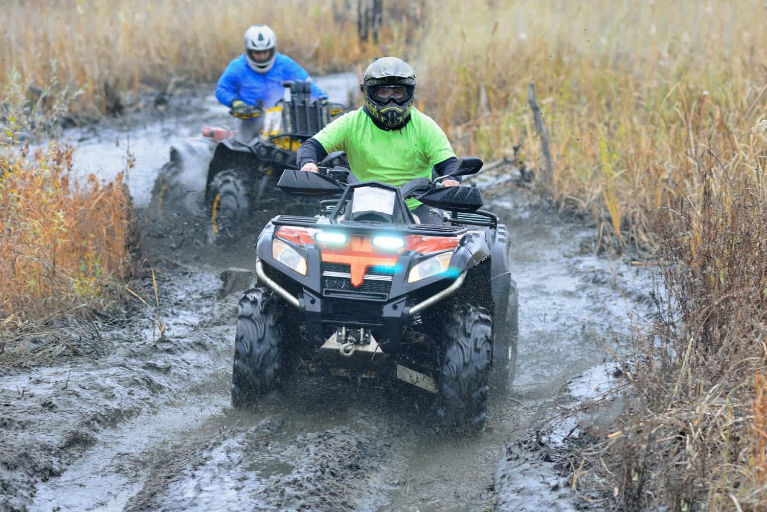 quad w trudnym terenie